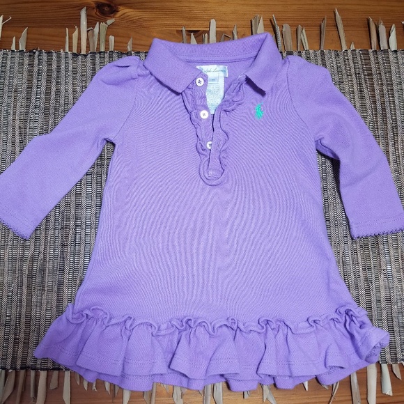 Ralph Lauren Lavender Top Size 9mo - Picture 1 of 3